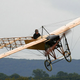 This Blériot XI was discovered disassembled in a barn, but otherwise complete. It was rebuilt and restored to airworthiness and first flown in 1991. In 1999, the pilot, Mikael Carlson, recreated Blériot’s historic crossing of the English Channel. (J. Klank)